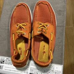 timberlandオレンジ メッシュ シューズのサムネイル