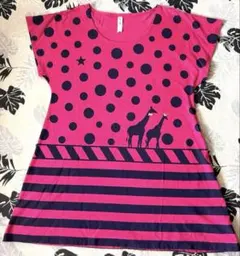 graniph★LADY F 半袖Tシャツ Lサイズ ピンクのサムネイル
