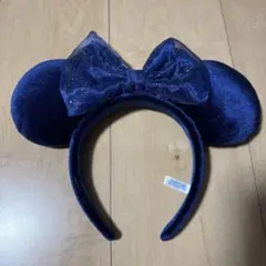 ネイビー ミッキー耳カチューシャ