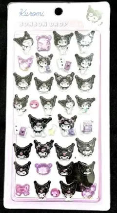 Kuromi ボンボンドロップシール