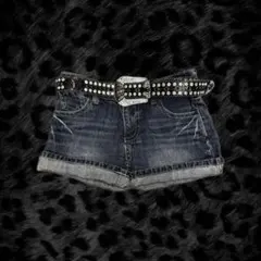 平成ギャル Y2K グランジ　デニム　ショートパンツ　ミニ丈　d.i.a. 系