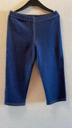 レギンス デニム色 M-L 丈短め