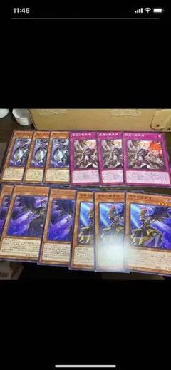 堕天使デッキパーツ4種類各3枚計12マイ