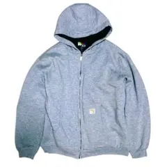 MASTERGROUND ZIP UP HOODIE GRAY 3 Y2K