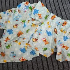 ミキハウス 甚平 動物柄 100