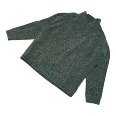 【美品】ハルメク タートルネック スウェット グリーン S