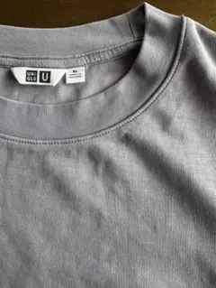 ユニクロUNIQLO半袖Tシャツ秋色XXLパープル落ち着いた紫大きいサイズ