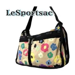 LeSportsac レスポートサック ショルダーバッグ 花柄 ベージュ