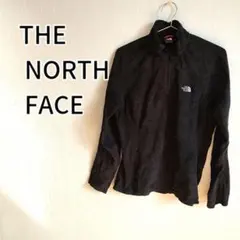 ノースフェイス　レディース薄手ハーフジップフリースジャケット　ブラック　Lサイズ