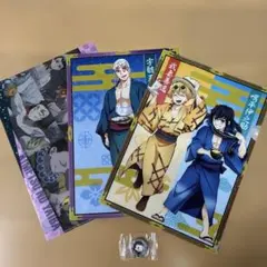 《新品》鬼滅の刃×くら寿司　非売品 クリアファイル3枚・缶バッチ