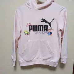 PUMA スポンジボブ パーカートレーナー ピンク