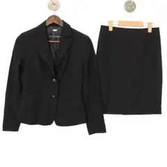 【美品】ブオナ ジョルナータ 黒スカートスーツ セットアップ 入学式 卒業式