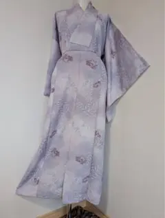ラ・ソール着物リメイク新品の着物で作りました。 ゆったり着物風ワンピース
