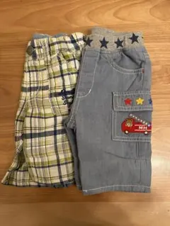 ぽてち様専用　90㎝ハーフパンツ2枚セット