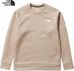 美品　THE NORTH FACE ベージュ トレーナー　M