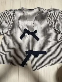 ZARA ストライプ 半袖シャツ M