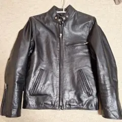 FREEDOM シングルライダースジャケット ブラック　Sサイズのサムネイル