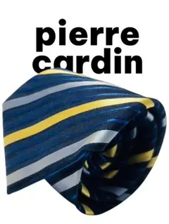 ⭐美品⭐　pierre cardin ストライプ柄 シルクネクタイ