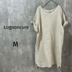 【ルノンキュール】麻リネン100% チュニックワンピース　M 半袖のサムネイル