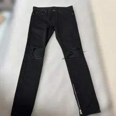 mnml デニムパンツ ankle zips tapered 32 ダブルニー - メルカリ