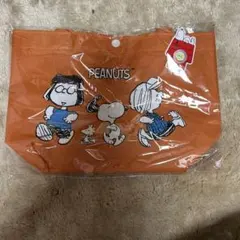 PEANUTS スヌーピー ランチバッグ オレンジ