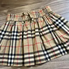 バーバリー チルドレン ノバチェック プリーツスカート 10Y 140 - メルカリ