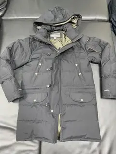 Eddie Bauer エディーバウアー XSブラック ダウンジャケット モッズ