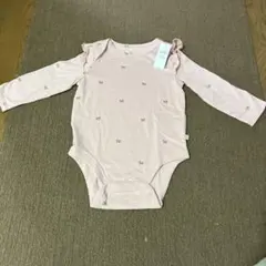 新品タグ付き　baby GAP リボン長袖ボディスーツ 12-18ヶ月80サイズ
