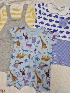 ベビー半袖ロンパース　3点セット まとめ売り 70サイズのサムネイル