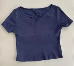 GAP リブ　ノックネック　Tシャツ　半袖XSのサムネイル