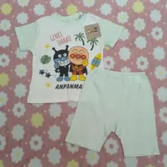 【新品・タグ付き】アンパンマン 半袖パジャマ 緑 90 春夏のサムネイル
