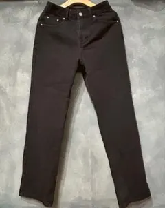 DAZY Msize ブラックストレートデニムパンツ