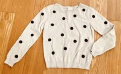 H&M ドット柄セーター 6-8歳