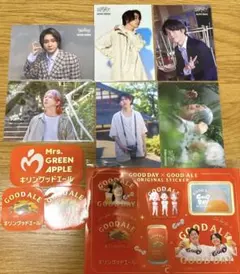 Mrs. GREEN APPLE フォトカ、グッドエールステッカーまとめ売り