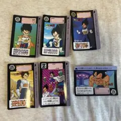 ドラゴンボールZカードダス初代本弾6枚ベジータ少年時代1990 묶음 판매