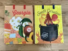 TRADER JOE’S エコバッグ　ジョージア&サウスカロライナ　2枚セット