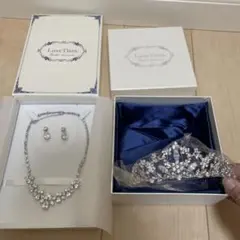 LoveTiara ティアラ　ネックレスセット　シルバー