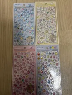 しずくちゃん ボンボンドロップシール ミニ 4種類セット