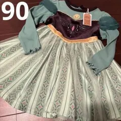 しまむら リトシー アナと雪の女王 戴冠式　アナ　ワンピース 90cm なりきり