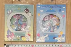 新品 正規品 サンリオキャラクターズ カプセルフレークステッカーズ 2種セット