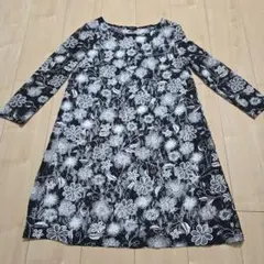 TABASA 花柄チュニック ワンピース（インナー付き）