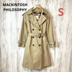 美品 マッキントッシュフィロソフィー ウール チェック ライナー トレンチコート