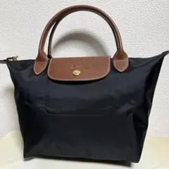 ロンシャン プリアージュ トートバッグ S ブラック ハンドバッグ