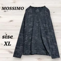 Mossimo (XL) Vネック長袖カットソー 迷彩柄　グレー系　カジュアルのサムネイル