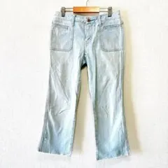 GAP【F】デニムパンツ ジーパン ライトブルー フレアカット ヴィンテージ風