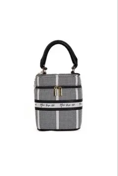 Her lip to Jacquard Vanity Bag バニティ シルバー - メルカリ