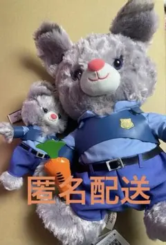 ズートピア ジュディ ユニベア ぬいぐるみ　キーチェーン　2点セット