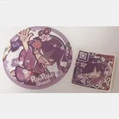 ぷよぷよ ぷよクエカフェ2026 まぐろ ステッカー コースター チェキ風
