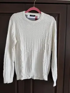 BLACK LABEL CRESTBRIDGE ホワイトニット M