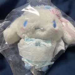 新品未開封シナモロール　ホワイトフリル　ぬいぐるみマスコット　匿名発送
